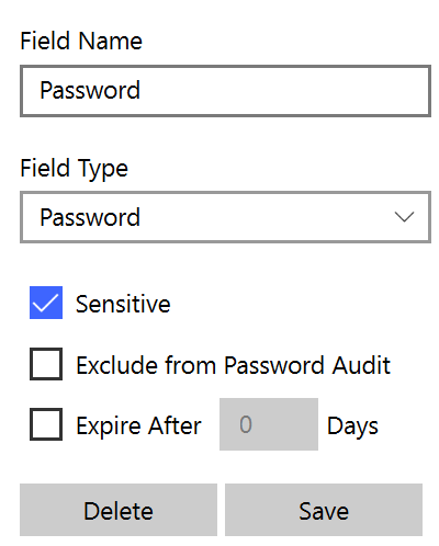 customize-password-field-in Enpass in Item edit view